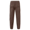 thumbnail image 5 of Pantalones cargo para hombre - Pantalones utilitarios para trabajo al aire libre - Poliéster, resistentes, múltiples bolsillos, tallas S-XXL, 5 of 5