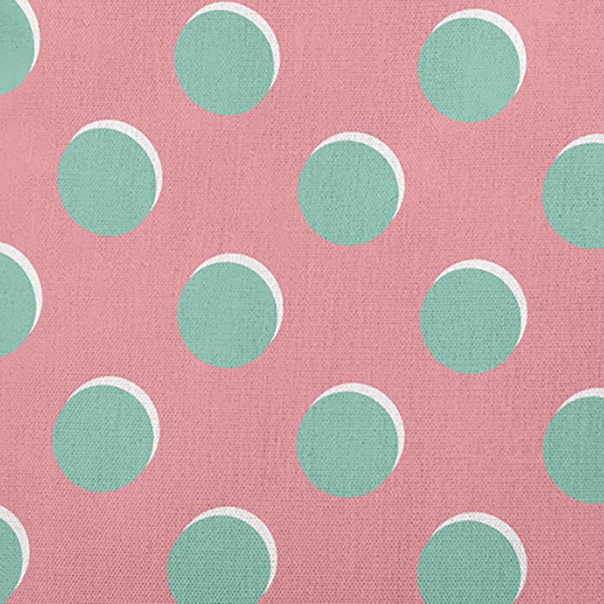 20" x 14" Simply Daisy Polka Dots Polyester Accent Pillow, Pink Icing Qty 1