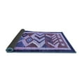 thumbnail image 2 of Ahgly Company Indoor Rectangle Abstract Blue Contemporary Area Rugs, 6' x 9', 2 of 4