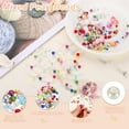 thumbnail image 3 of 300 Pack Mixed Pearl Beads, 3-8mm Round Loose Crafts Beads with Hole, Plastic Bulk Decoration Spacer for Jewelry Making Necklaces Earrings, Vase Fillers, Table Scatters, Dark Green, 3 of 6