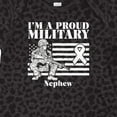thumbnail image 4 of Inktastic Proud Military Nephew Red Friday Boys Baby Bodysuit, 4 of 5