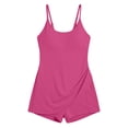 thumbnail image 4 of Anti Exposure Sports Dress With Lined Shorts, Removable Pads, And Pockets Red XS, 4 of 4