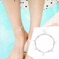 thumbnail image 2 of Dsscvnef Anklets Women's Girls Style Chains Beach Anklets Jewellery Anklets Adjustable Size, 2 of 7