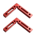 thumbnail image 4 of Pince d'Angle Droit Carrée 1 Pce/2 Pcs 90 Degrés pour Menuiserie Localisateur Rouge, 4 of 9
