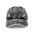 thumbnail image 3 of Men's and Women's Denim Baseball Cap, Fashion Adjustable Buckle Closure Sun Hat with UV Protection for Outdoor Activities, All Seasons Wear, 3 of 4