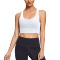 thumbnail image 6 of NTACZA Athletic Y2k Tops for Women Racer Back Tank Tops with Built In Bras Yoga Sleeveless Tee Shirts for Women XXL, 6 of 9