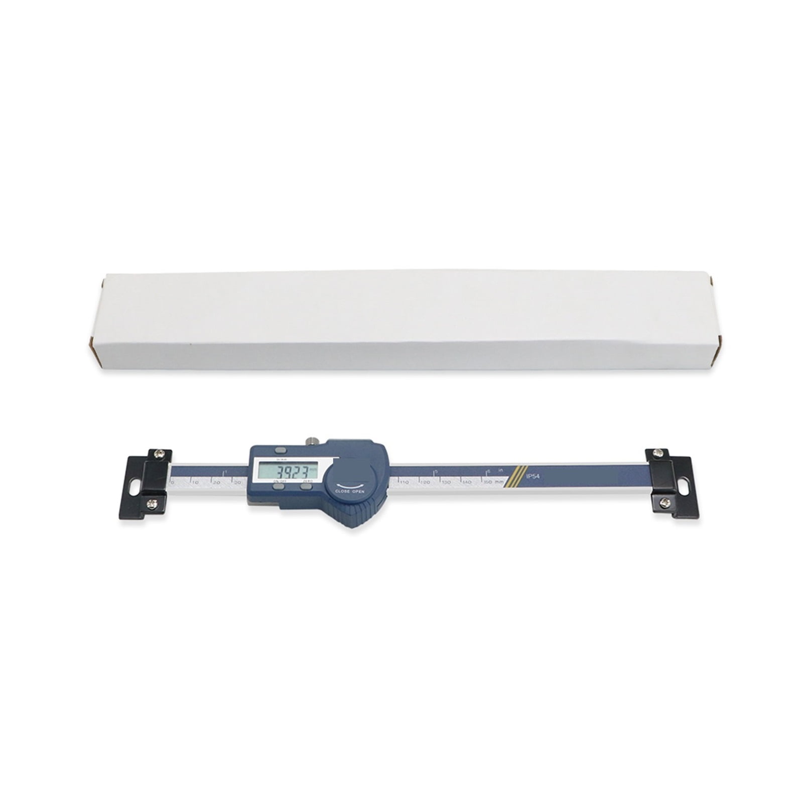 100 mm Stainless Steel Horizontal Linear Scale Type Digital Caliper LCD Display ,Accuracy Guaranteed