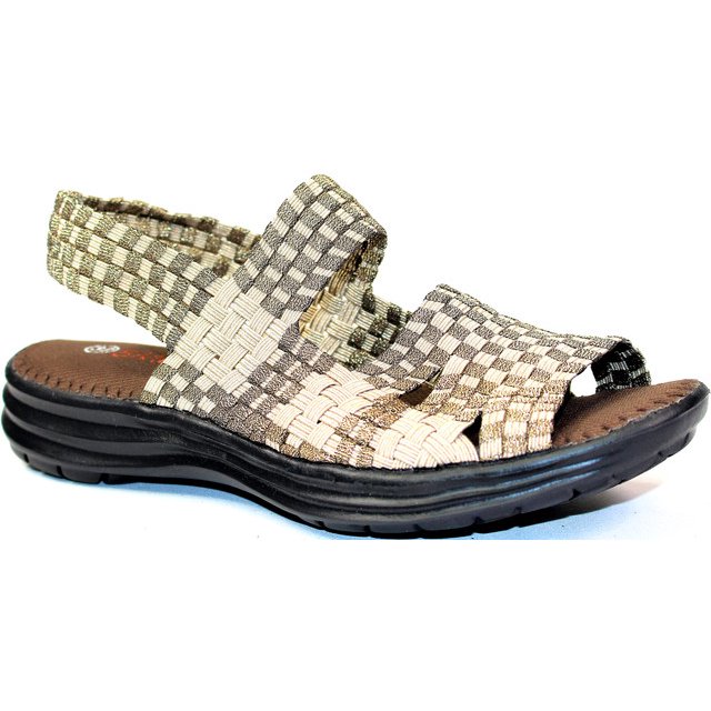 Bernie Mev's Womens Liv Casual Shoe - Bronze Light Gold