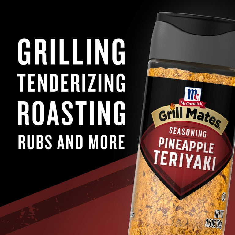 Grill Mates Seasoning, Pineapple Teriyaki 3.5 oz Bottle - Walmart.com