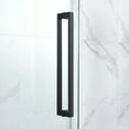 thumbnail image 5 of OVE Decors Bel Soft-Close Matte Black 48" Frameless Sliding Soft Close Shower Door, 5 of 12