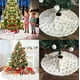 thumbnail image 2 of Falda de árbol de Navidad con lentejuelas y copos de nieve para decoración navideña Falda de árbol de Navidad Alfombrillas navideñas para el suelo Decoraciones, 2 of 3