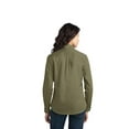 thumbnail image 2 of Port Authority Ladies Stain Resistant Roll Sleeve Twill Shirt-4XL (Vintage Khaki), 2 of 6