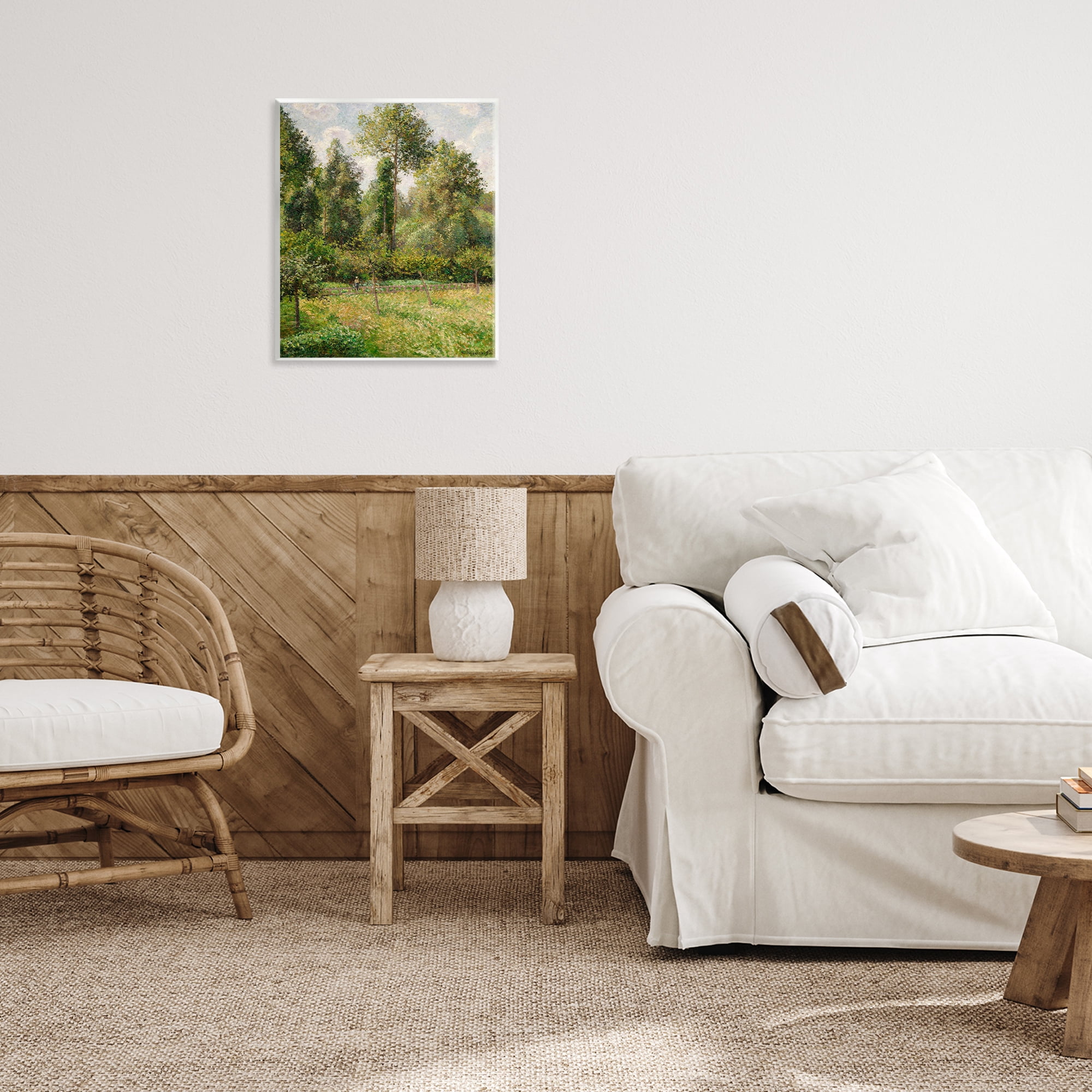 Stupell Industries Poplars Classic Landscape Wall Plaque Art, design by Camille Pissarro