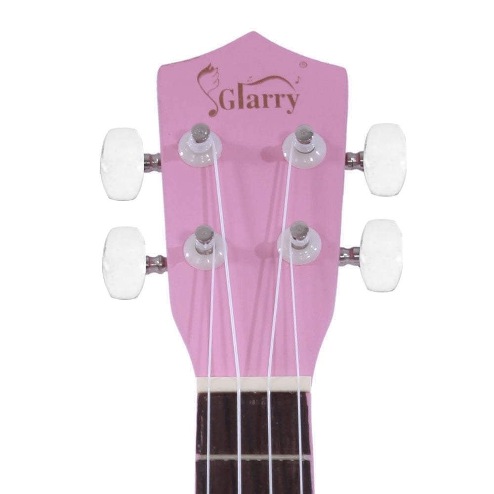 CIPACHO Glarry 21" Rosewood Toddler Guitar, Ukulele Beginner Kit, Concert Ukelele Gifts for Girl Boy (Pink)