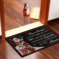 thumbnail image 3 of Santa Letter Christmas Door Mat Indoor Outdoor Entry Way Doormat for Front Door Patio Anti Slip Rubber Entrance Door Mats Xmas Holiday Decor, 3 of 7