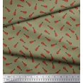 thumbnail image 3 of Soimoi Rayon Crepe Fabric Guitar Musical Instrument Fabric Prints by Yard 46 Inch Wide, 3 of 3