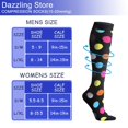 thumbnail image 2 of 6 Pairs Copper Compression Socks for Women & Men Circulation 15-20 mmHg - Better Blood Flow, Swelling , Best Support for Medical, Running, Nursing, 2 of 7