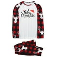 thumbnail image 2 of Xmas Holiday Matching Pajamas, Xmas Holiday Sleepwear, Pijamas Familiares A Juego, Christmas Pajamas For Family, Merry Christmas Letter Printed, 2 of 4