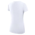 thumbnail image 3 of Women's G-III 4Her by Carl Banks White Milwaukee Bucks Filigree Logo V-Neck Fitted T-Shirt, 3 of 3