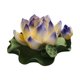 thumbnail image 1 of Quemador de incienso, cerámica, centros de mesa de mesa, soporte de incienso flor de quemador de incienso soporte para palo para el té Meditación de Azul amarillo, 1 of 9