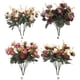thumbnail image 4 of Ounissouiy 2 unids/set decoración de flores falsas para interiores o exteriores flores artificiales elegantes y duraderas Flores artificiales rosa 30 centimetros, 4 of 6