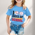 thumbnail image 2 of FhsagQ Mode Décontractée Imprimée pour Garçon et Fille, Col Rond, Manches Courtes, T-Shirt Ample, Taille 14-16 Plus, Bleu Pâques 3-4 Ans, 2 of 4