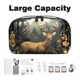 thumbnail image 3 of Deer Electronic Organizer Travel Case - Oxford Cloth Waterproof Travel Organizer for Computer Cable and Gadgets Storage, 3 of 6