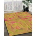 thumbnail image 2 of Ahgly Company Indoor Round Patterned Bee Yellow Area Rugs, 3' Round, 2 of 6