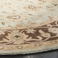 thumbnail image 3 of SAFAVIEH Antiquity Lilibeth Oriental Wool Area Rug, Green/Brown, 4'6" x 6'6" Oval, 3 of 7