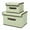 Green-2 Pack (Multi Size), variant on Storage Bins with Lids and Handles, 2 Pack Fabric Storage Boxes, Closet Organizers and Storage for Clothes Large Storage Boxes for Nursery, Closet, Bedroom, Home, Blue