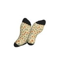 thumbnail image 5 of Disketp Paw In Groovy Style Unisex Mid-Calf Socks Lightweight Breathable Ventilation Ankle Socks, 5 of 7