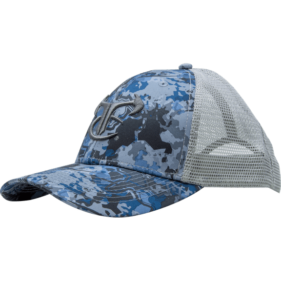 TrueTimber Logo Mesh Back Cap, Viper Aqua, Unisex, OSFM
