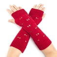 thumbnail image 1 of Manchons d'Hiver Élastiques Creux Unisexes pour Trous de Pouce, 1 of 10