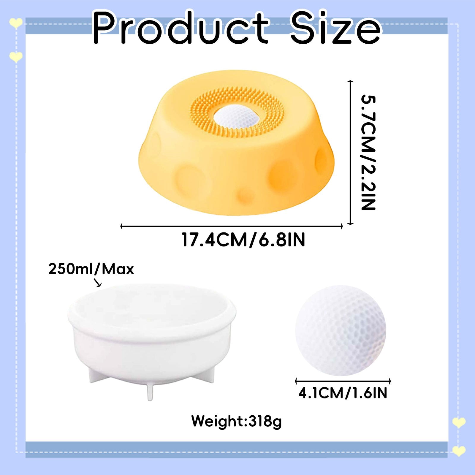 Dog Liquid Lick Bowl 4PCS Set – Slow Feeder Dog Bowls with Rolling Lick Ball, Anti-Spill Pet Licking Toy for Dogs & Puppies, Anxiety Relief, Interactive Treat Dispenser