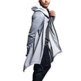 thumbnail image 2 of Victorious Long Length Drape Cape Cardigan Hoodie - Multiple Colors & Sizes, 2 of 8