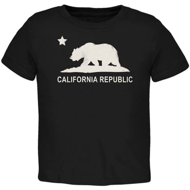 California Republic T-Shirt Noir pour Tout-Petit