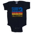 thumbnail image 2 of Surf California Stripe Wave Navy Onesie-12m-Blue, 2 of 2
