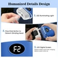 thumbnail image 6 of FlareMore 2-in-1 Electric Nail Clipper & Foot Grinder,Automatic Nail Trimmer and Rechargeable Nail Cutter,Pedicure Polishing Tool with 2 Grinding Heads,Callus Remover & Electric Foot File Exfoliator, 6 of 9