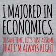 thumbnail image 3 of CafePress - Majored In Economics T Shirt - Fitted T-Shirt, Vintage Fit Soft Cotton Tee, 3 of 4