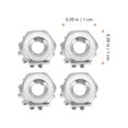 thumbnail image 2 of STRANDCHIC 50pcs Lock Fasteners Stainless Steel 304 For DIY Enthusiasts Hexagonal, 2 of 5