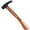 16 oz., variant on Boss Hammer 16 oz. Premium 4340 Steel Rip Claw Hammer - Tennessee Hickory Handle, Cerakote Finish, Smooth Face - Made in the USA - BH16STHI16S