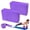 purple, variant on BESTSKY 2 Pack Purple Yoga Block Supportive Latex-Free Eva Foam, Soft Non-Slip Surface with Beveled Edges, Yoga Blocks for Stability Balance Deepen Stretches