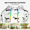 thumbnail image 4 of Kdxio Dachshund Dog Print Womens Oversized Hoodies Sweatshirts Hooded Pullover Tops Sweaters Casual-Small, 4 of 7