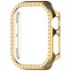 thumbnail image 1 of Caja Reloj Con Parachoques Brillante Y Cubierta Diamantes para Apple Watch Series 10 42 Mm (dorado), 1 of 3