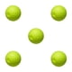 thumbnail image 1 of Greeniant Juguete de rugby para perros con rebote irregular y ETPU para juegos interactivos Bolas de juguete resistentes a mordeduras Oro puro 7 Type2 NO2, 1 of 6