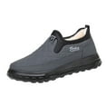 thumbnail image 1 of WLOELOEW Fleece Lined Boots For Casual Outdoor Soft Sole Water Resistant Cloth Material Us Size 6 Foot Length 9.65 Inch, 1 of 9