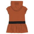 thumbnail image 3 of Girls Toddler Texas Orange Texas Longhorns Team Love French Terry Hoodie Dress, 3 of 3