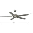 thumbnail image 2 of New Kennedale Collection 72" Five-Blade DC Motor Transitional Ceiling Fan Grey Weathered Wood/Silver, 2 of 12