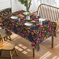 thumbnail image 4 of Mexico Tablecloth 60x84 Inch Rectangular, Halloween Cinco De Mayo Fiesta Washable Seasonal Table Cover for Party Picnic Dinner Decor, 4 of 6