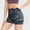 Grey, variant on Women's Yoga Short Leopard Print Biker Shorts High Waist Yoga Workout Running Gym Short